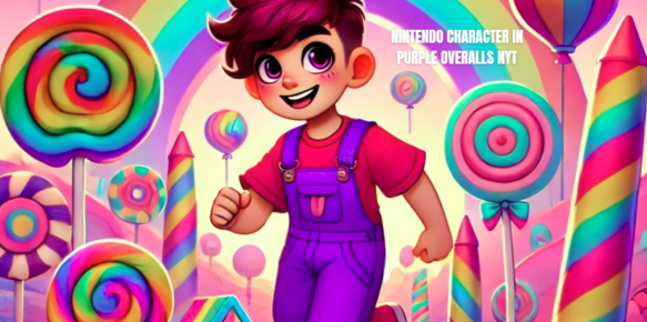 Nintendo Character in Purple Overalls NYT