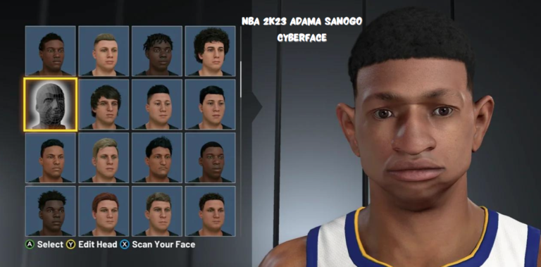 nba 2k23 adama sanogo cyberface