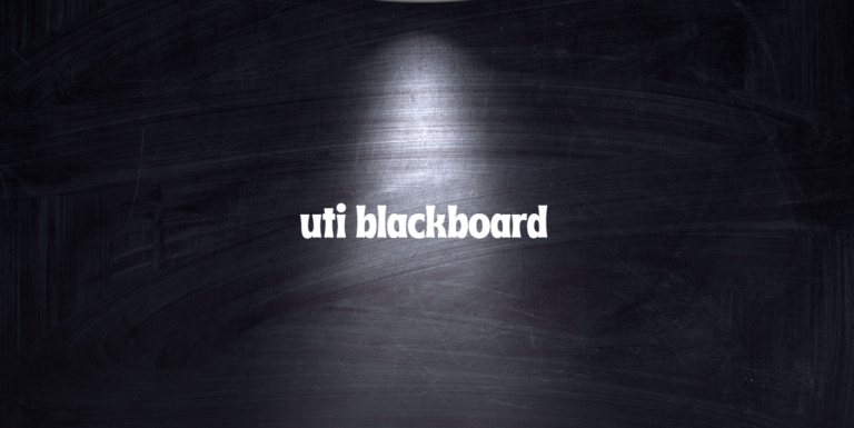 uti blackboard